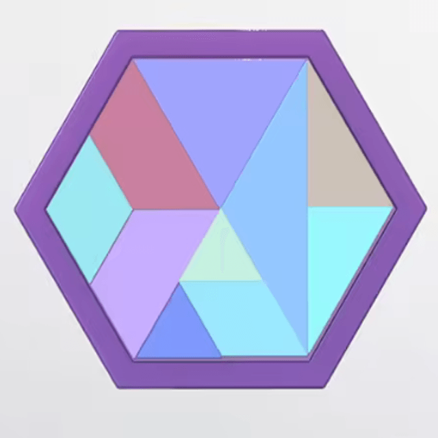 Casse tête hexagonale 10p