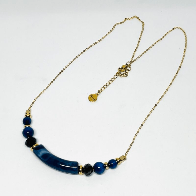 Collier RESINAR Bleu