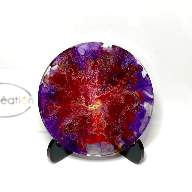 Sous-verre multicolore