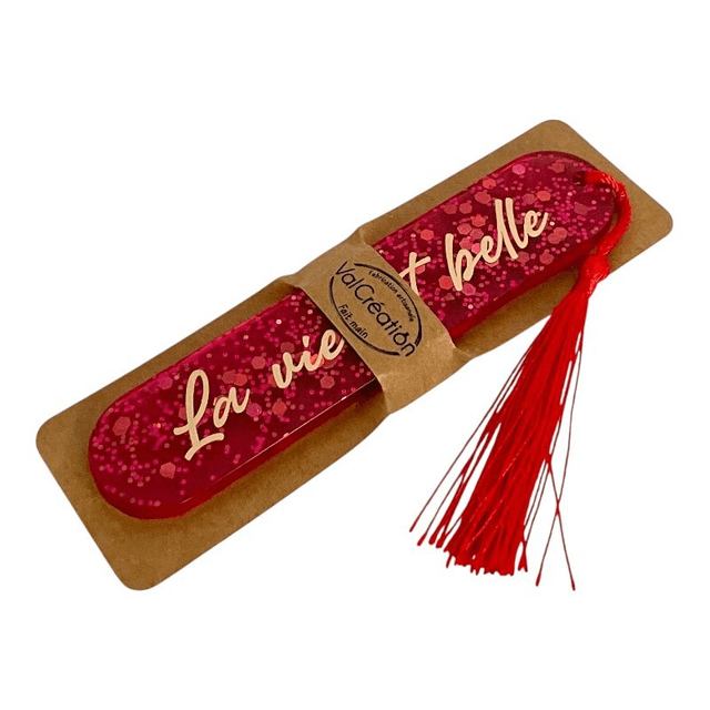 Marque-Page "La vie est belle"